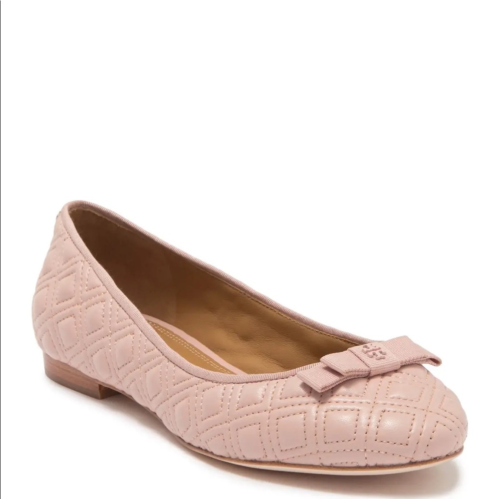 Tory Burch Marion Quilted Leather Ballet Flats